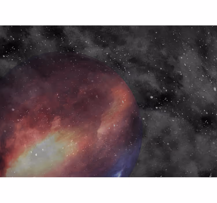 Celestial purple sphere vesoljski fototapeti - TenStickers