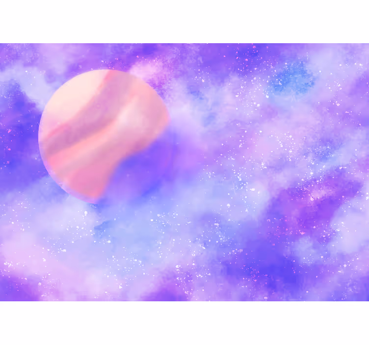 Cosmic planet sphere vesoljski fototapeti - TenStickers