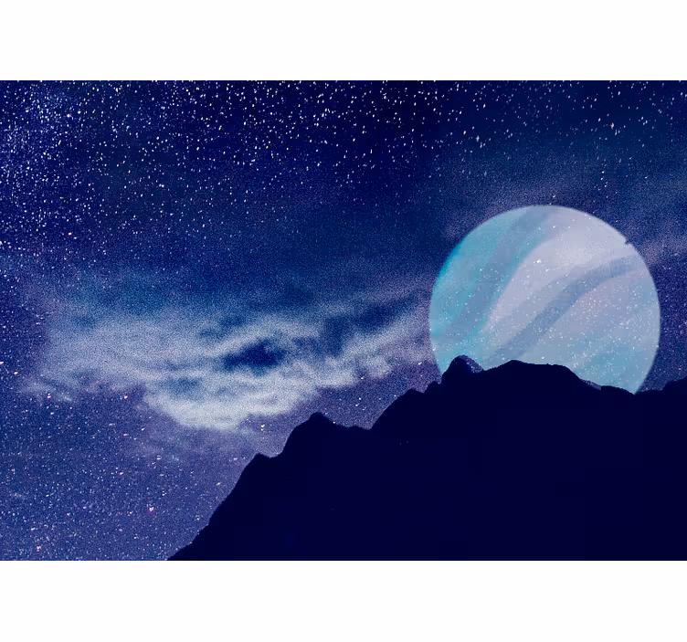 Celestial night sky vesoljski fototapeti - TenStickers