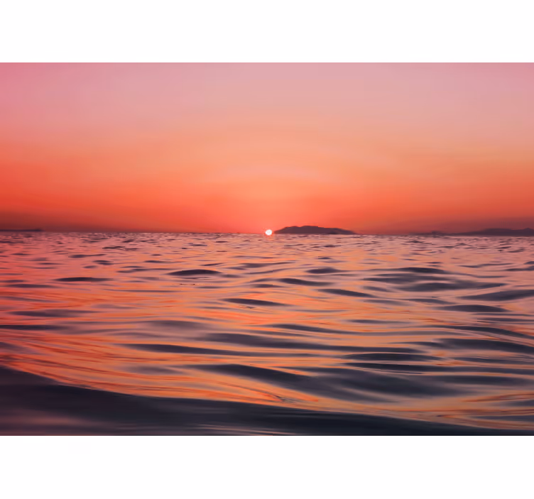 Twilight above the sea fototapete z morjem - TenStickers