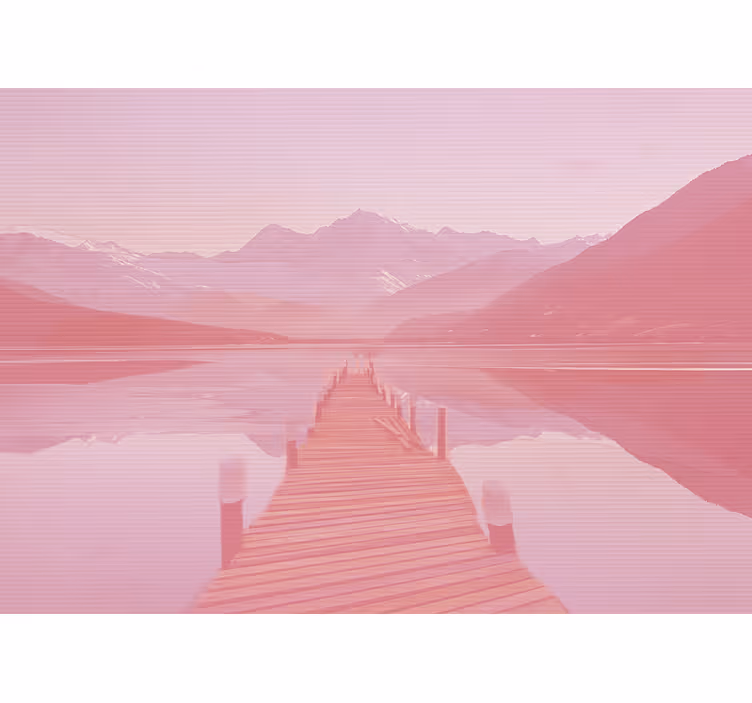 Serene lake outlook stenske poslikave - TenStickers