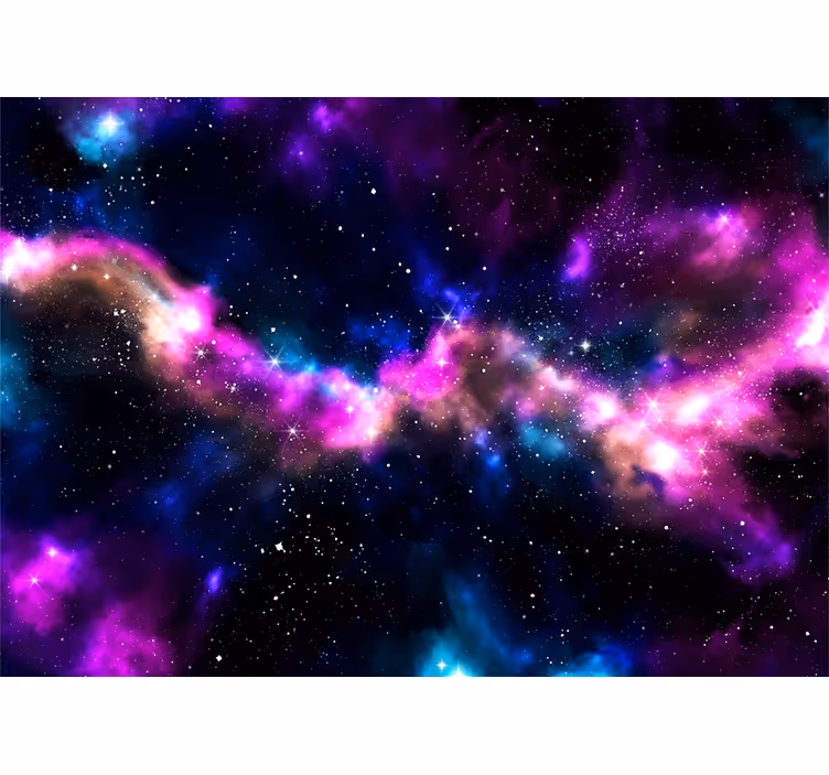 Cosmic nebula landscape vesoljski fototapeti - TenStickers
