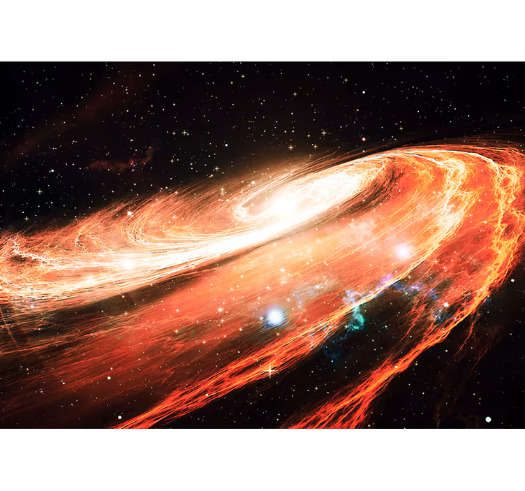 Galactic spiral swirl vesoljski fototapeti - TenStickers