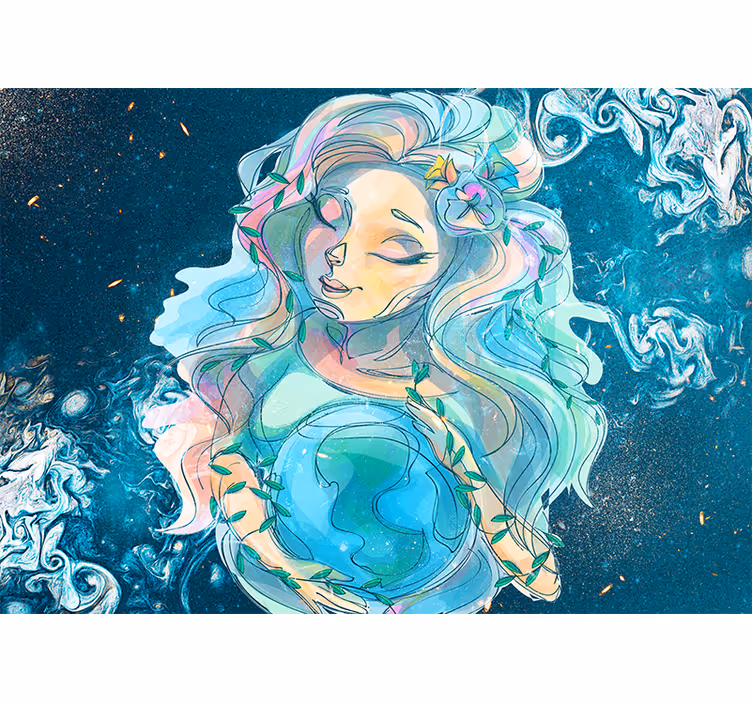 Enchanting earth guardian fototapeta s fantazijskimi motivi - TenStickers