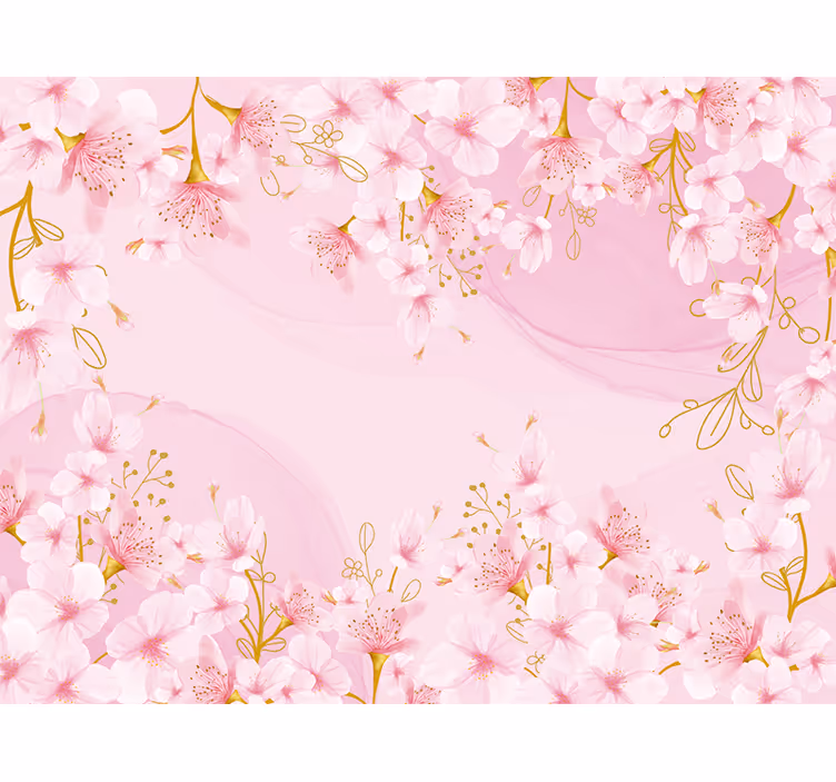 Cherry blossom grace fototapete cvetja - TenStickers