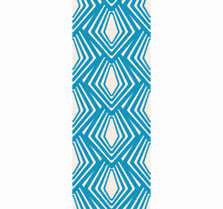 Geometric diamond pattern fototapete s teksturami - TenStickers
