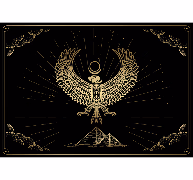 Egipčanski bog sonca horus sodobna stenska slika - TenStickers
