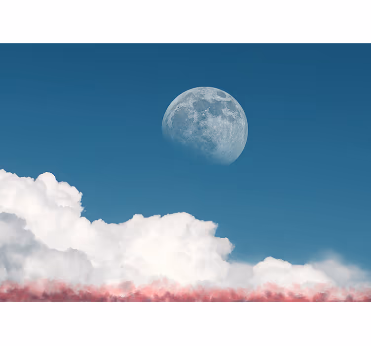 Fototapete neba lunarni pogled na oblake - TenStickers