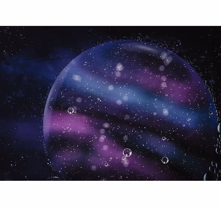 Cosmic bubble effect abstraktni fototapeti - TenStickers