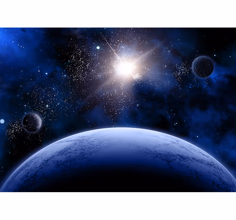 Celestial orbital perspective vesoljski fototapeti - TenStickers