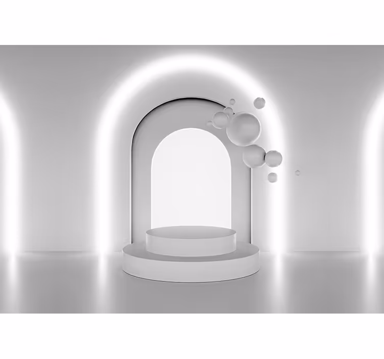 Geometric arch design abstraktni fototapeti - TenStickers