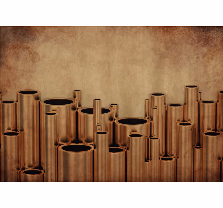 Textured pipe arrangement fototapete s teksturami - TenStickers