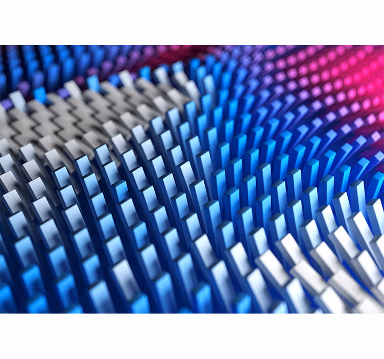 Textured geometric waves abstraktni fototapeti - TenStickers