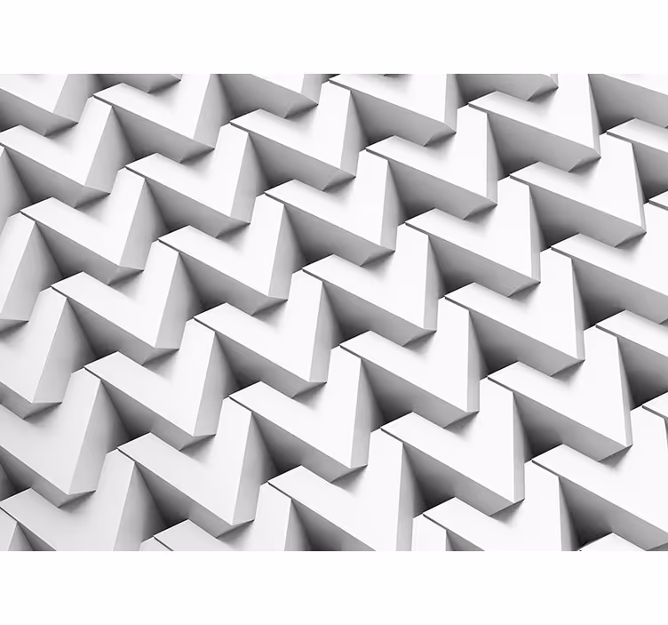 Three-dimensional chevron fototapete s teksturami - TenStickers