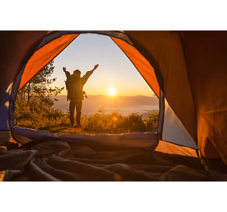 Sunrise adventure joy fototapete narava - TenStickers