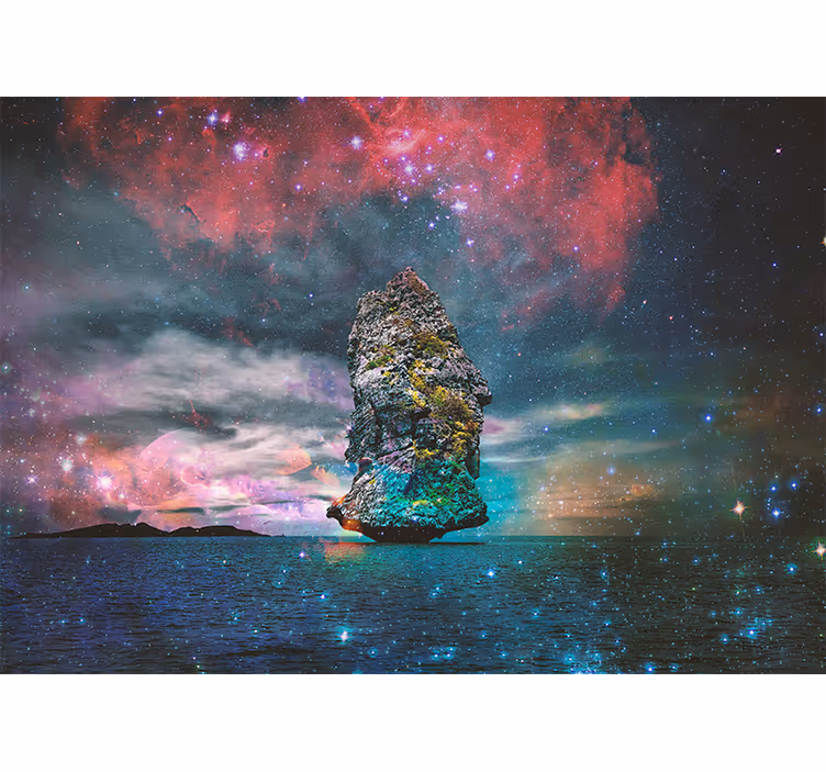Celestial rock formation vesoljski fototapeti - TenStickers