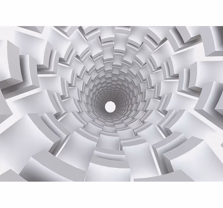 Tunnel perspective design abstraktni fototapeti - TenStickers