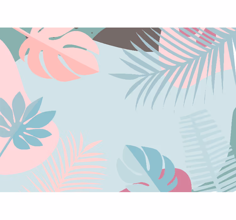 Tropical leaf features fototapete narava - TenStickers