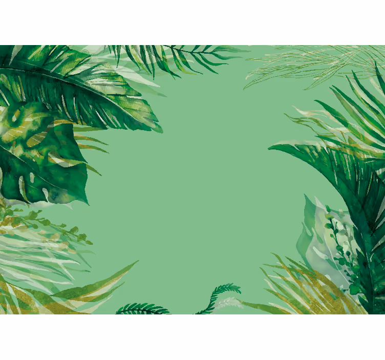 Tropical foliage composition fototapete narava - TenStickers