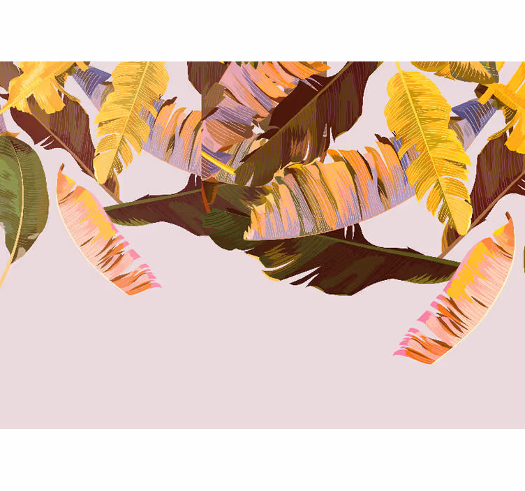 Exotic leaf patterns fototapete narava - TenStickers