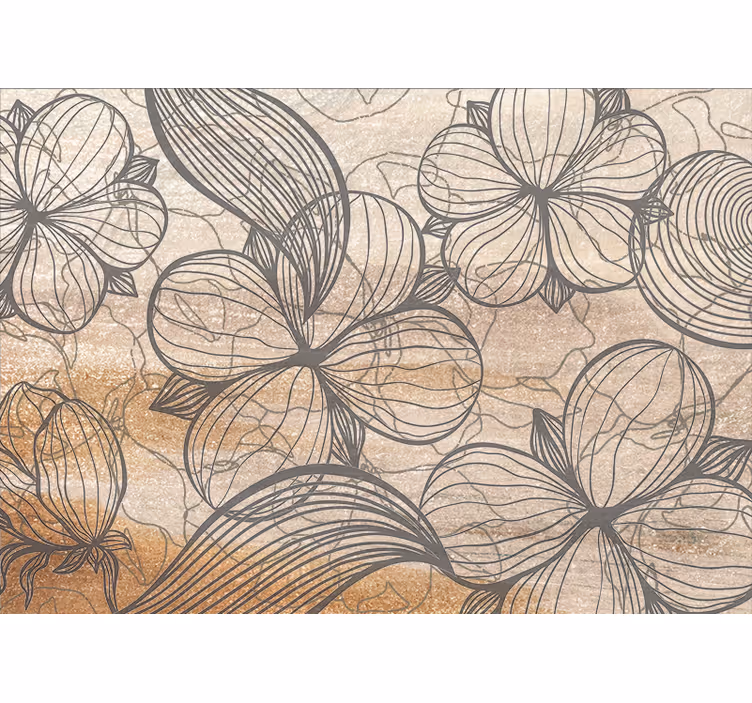 Elegant floral patterns fototapete s cvetjem - TenStickers