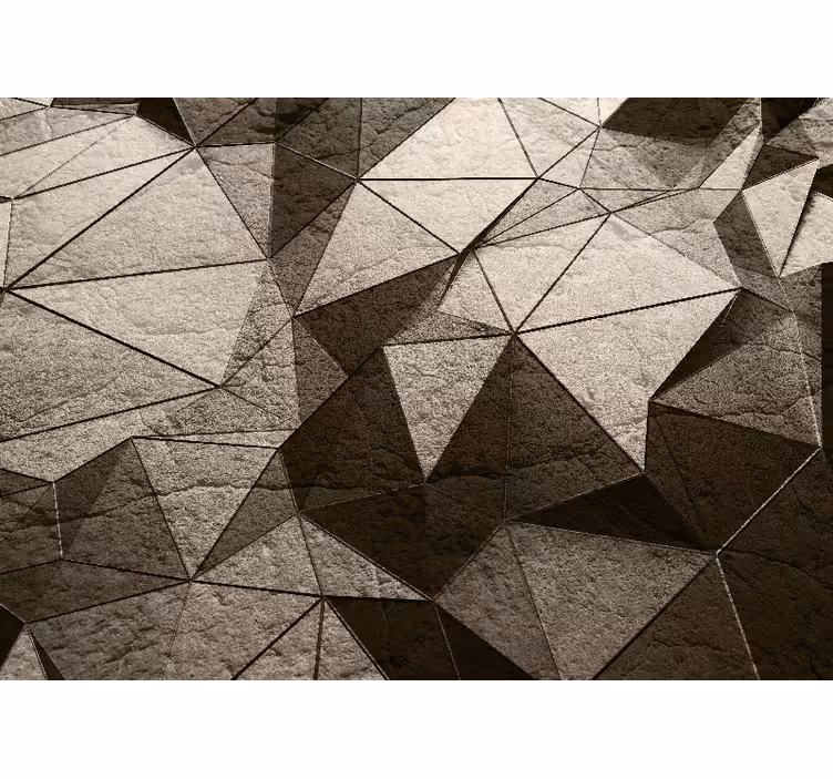 Geometric composition idea fototapete s teksturami - TenStickers