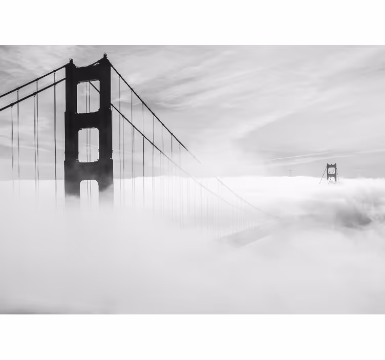 Golden gate extension fototapete mest in držav - TenStickers