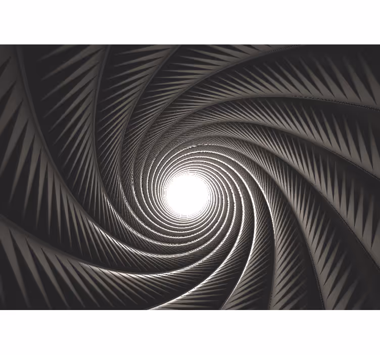 Spiraling light tunnel abstraktni fototapeti - TenStickers