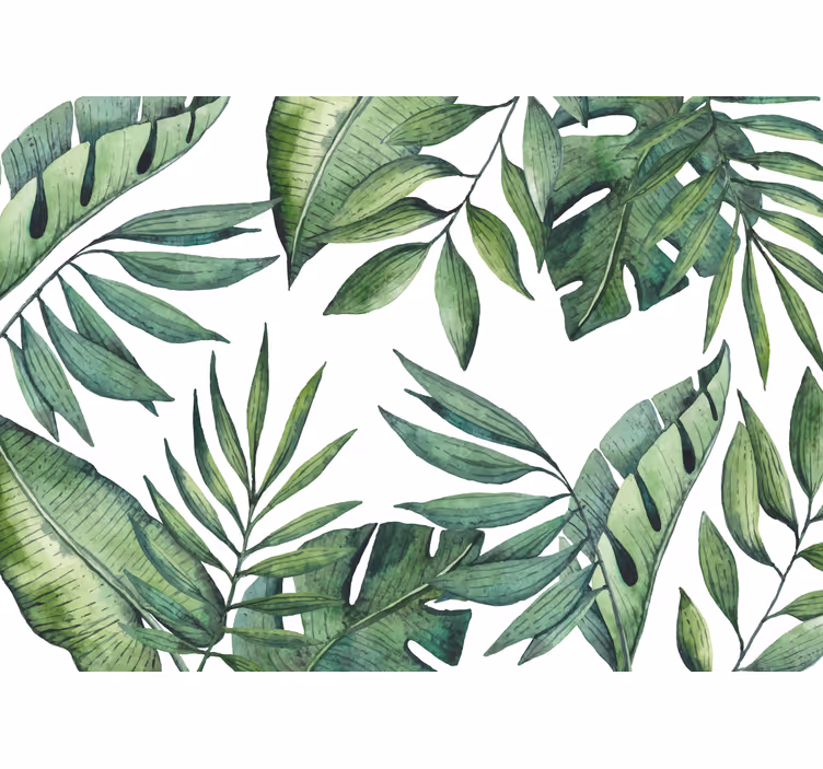 Lush leafy designs fototapete narava - TenStickers