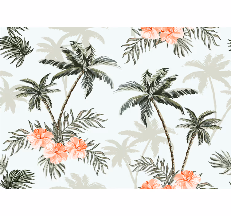 Tropical palm leaves fototapete narava - TenStickers