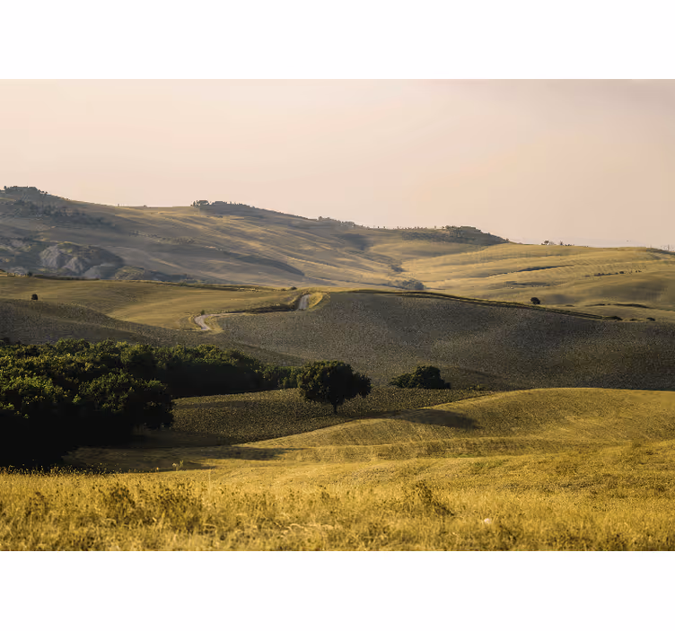 Rolling hills landscape stenske poslikave - TenStickers