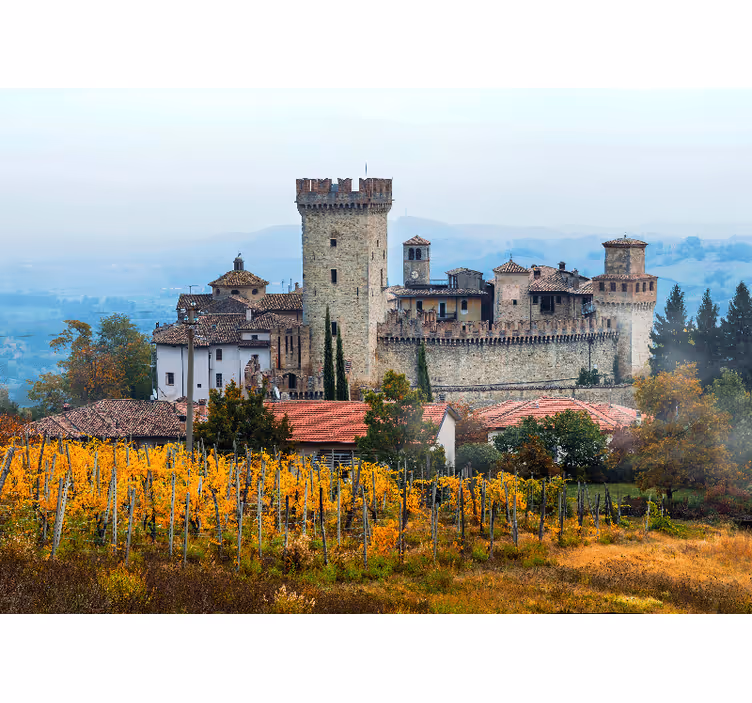 Legacy castle landscape fototapete mest in držav - TenStickers