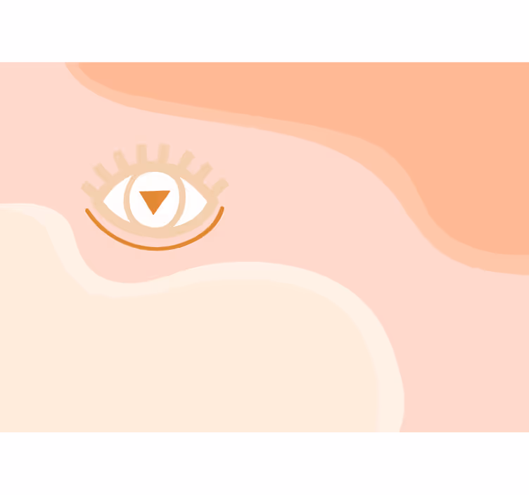Stylized eye design abstraktni fototapeti - TenStickers