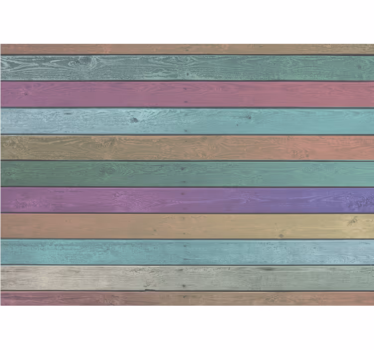 Lesene "boho style" deske stenske tapete - TenStickers