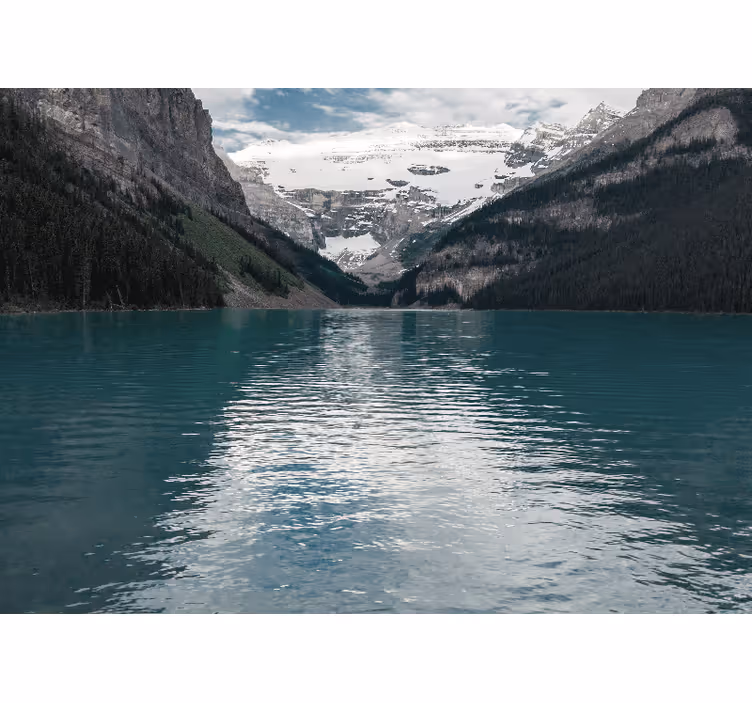 Majestic alpine lake stenske poslikave - TenStickers