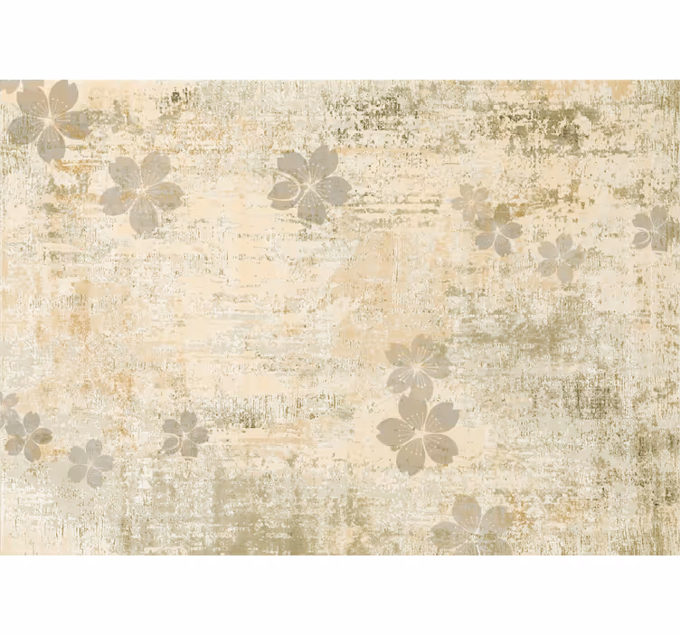 Delicate flower patterns fototapete za dnevno sobo - TenStickers