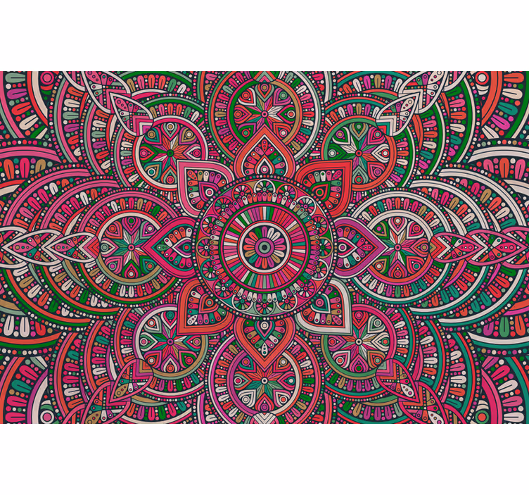Boho mandala umetniške stenske fototapete - TenStickers