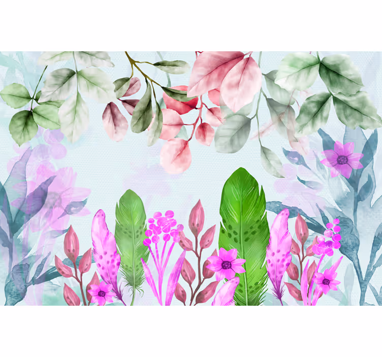 Fotografija za tapeta rastlin boho - TenStickers