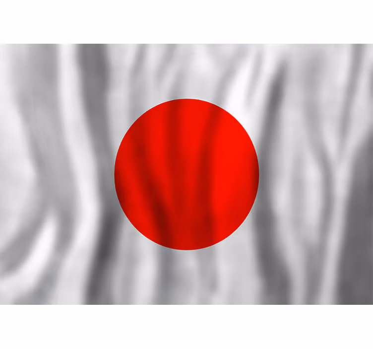 Japonska zastava Fototapete z drugimi mesti in državami - TenStickers