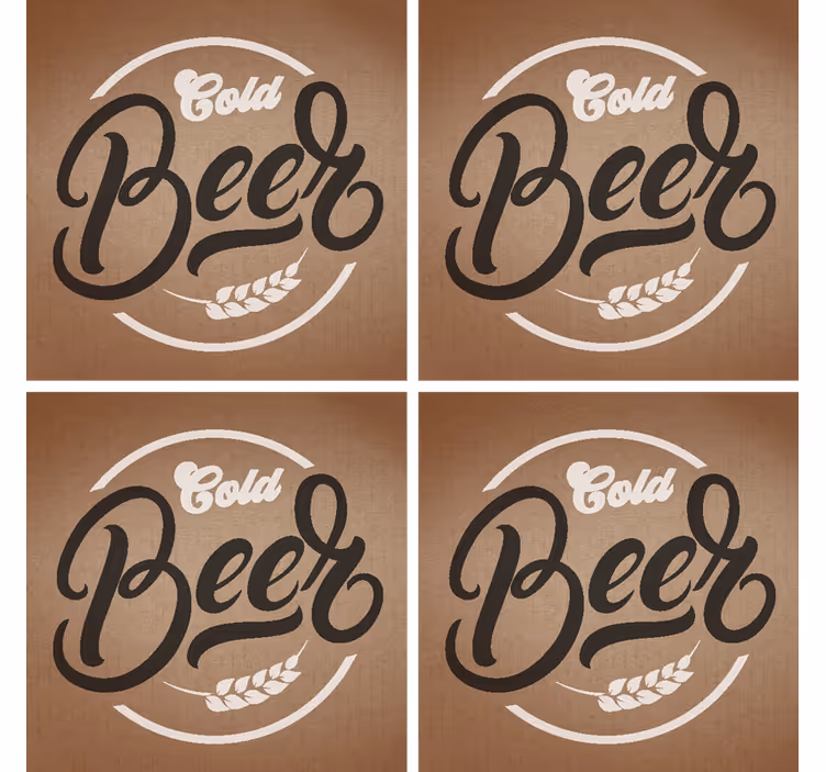 Mat piv za hladno pivo, - TenStickers
