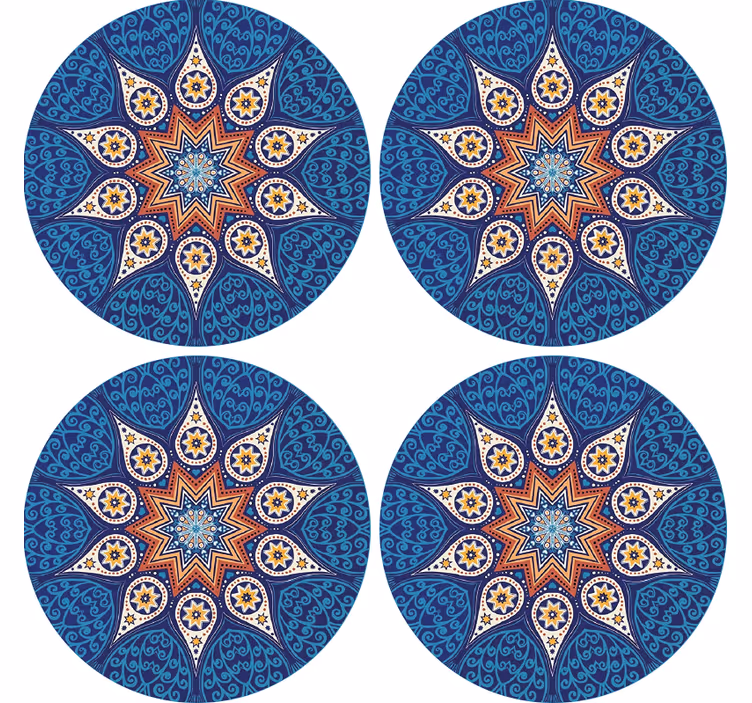 Mandala mozaik originalni podstavek - TenStickers