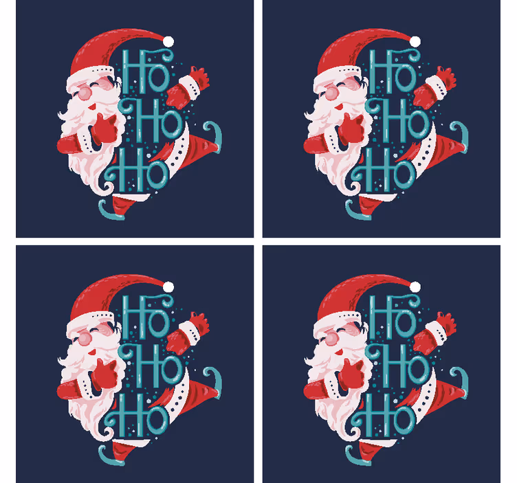 Santa claus napitek coaster - TenStickers