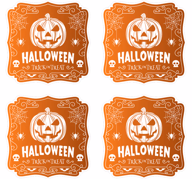 Halloween pivo pijača coaster - TenStickers