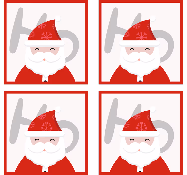 Santa claus in hohoho piti podmornica - TenStickers
