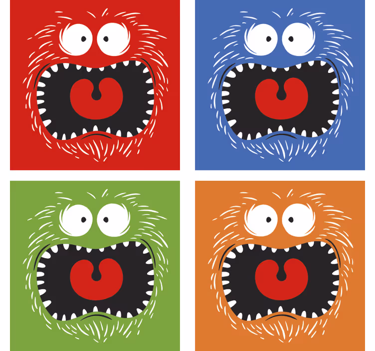 Sodoben in barvit podstavek za noč čarovnic - TenStickers
