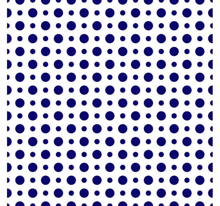 Bold polka dot pattern podstavki s teksturnim učinkom - TenStickers