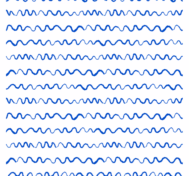 Wavy blue lines pattern podstavki s teksturnim učinkom - TenStickers