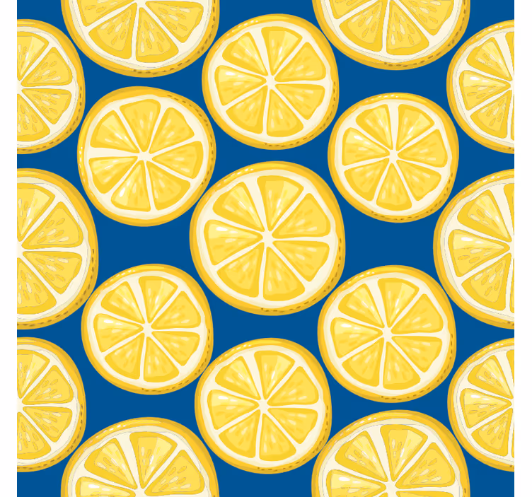 Lemon slice pattern podstavek za kozarce geeky - TenStickers