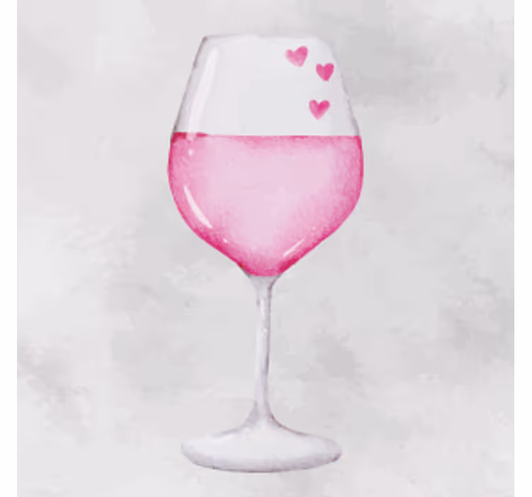 Kozarci vina sodobni podstavek - TenStickers