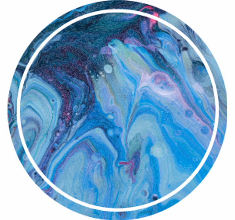 Swirling blue pattern podstavki z teksturnim učinkom - TenStickers